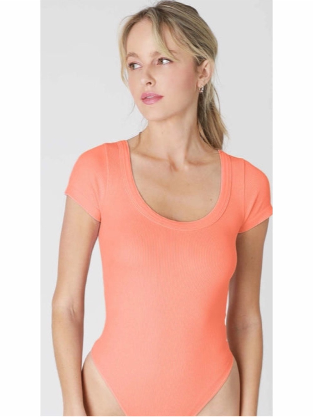 Nikibiki Short Sleeve Scoop Neck Bodysuit